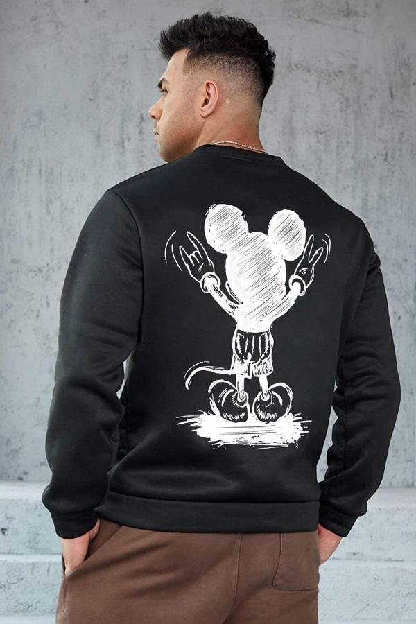 Unisex Usual Suspect Bisiklet Yaka Sweatshirt - Image 1