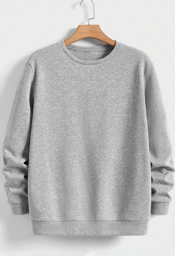 Unisex Bisiklet Yaka Sweatshirt - Image 1