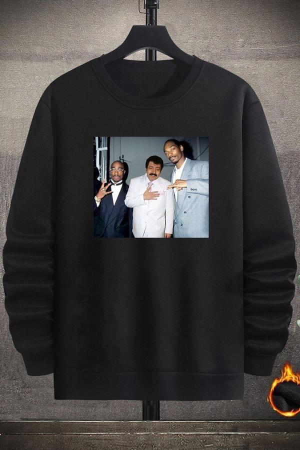 Unisex Müslüm Bisiklet Yaka Sweatshirt - Image 1