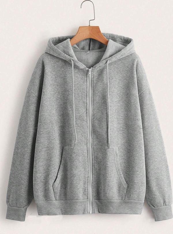 Fermuar Kapüşonlu Sweatshirt - Image 1
