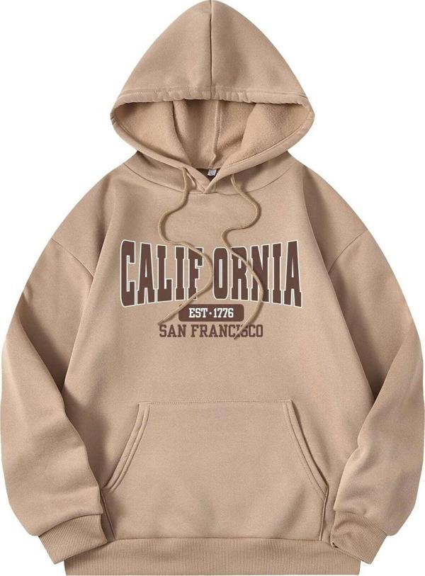 Unisex California Baskılı Sweatshirt - Image 1