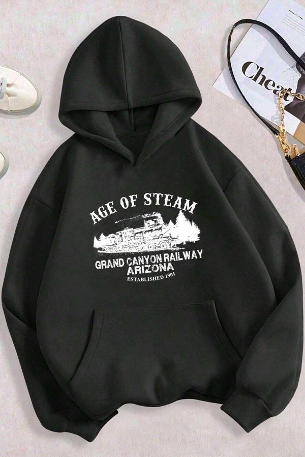 Age Of Steam Baskılı Sweatshirt - Image 1