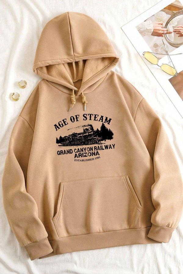 Age Of Steam Baskılı Sweatshirt - Image 1