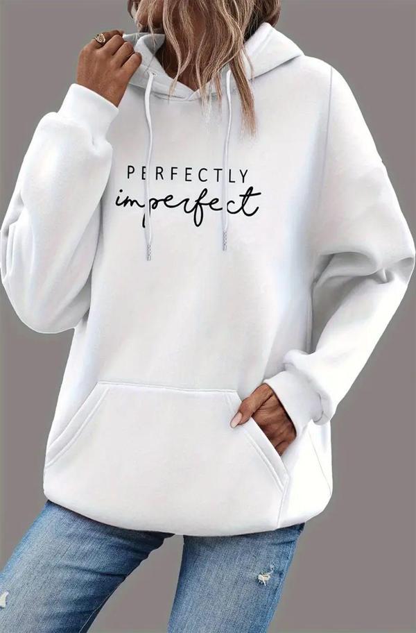 Perfectly Baskılı Oversize Sweatshirt - Image 1