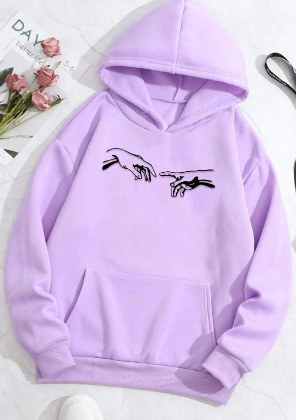 Unisex Michelangelo Baskılı Sweatshirt - Image 1