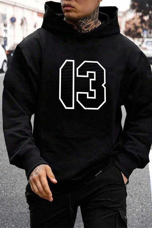 Blackstar 13 Baskılı Unisex Oversize Sweatshirt - Image 1