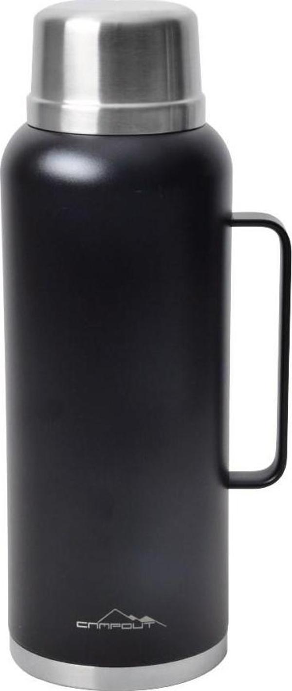 Nurgaz Campout Çift Katmanlı Termos 2600 ML Siyah - Image 1