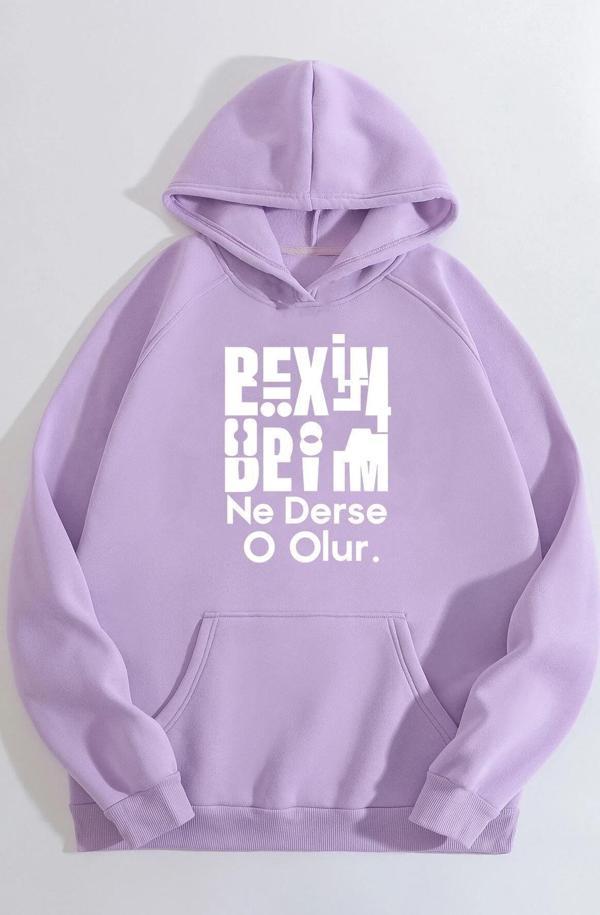 Beyim Ne Derse O Olur Katlamalı Sweatshirt - Image 1