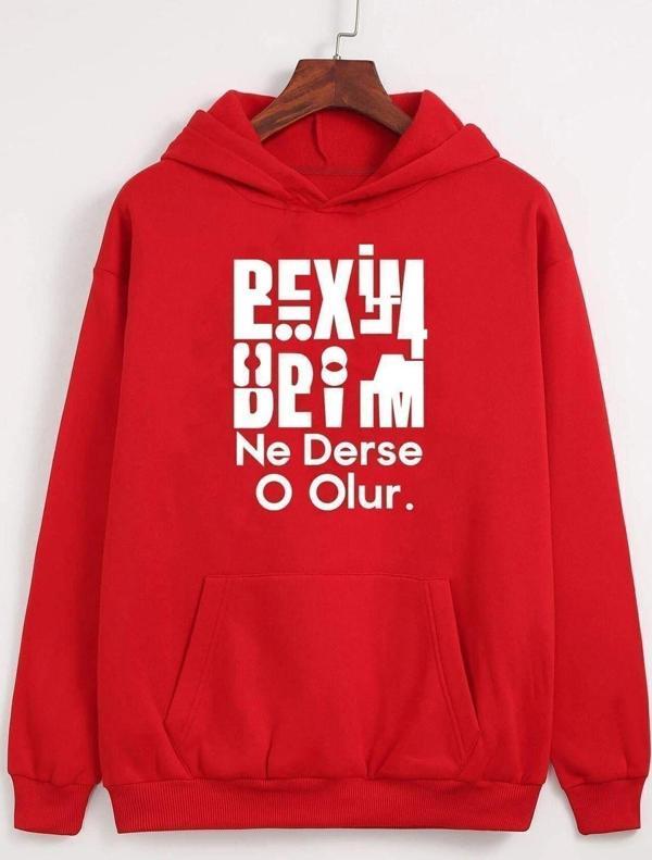 Beyim Ne Derse O Olur Katlamalı Sweatshirt - Image 1