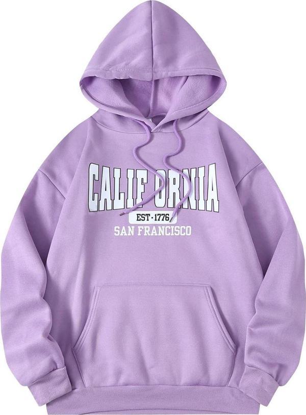 Unisex California Baskılı Sweatshirt - Image 1