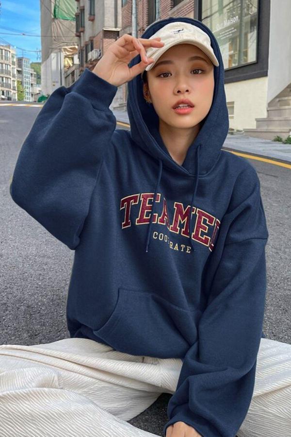 Unisex Suppose Baskılı Sweatshirt - Image 1