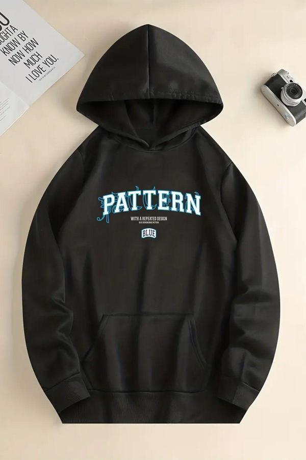 Pattern Baskılı Unisex Oversize Sweatshirt - Image 1