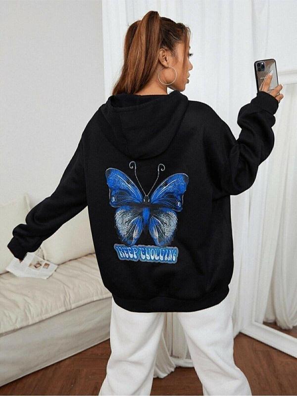 Kelebek Kapüşonlu Sweatshirt - Image 1