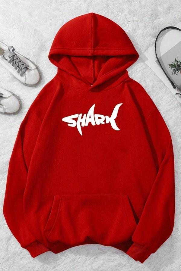 Unisex Just Baskılı Bisiklet Yaka Sweatshirt - Image 1