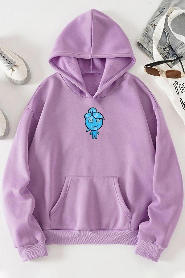 Unisex Su Avatar Baskılı Sweatshirt - Image 1
