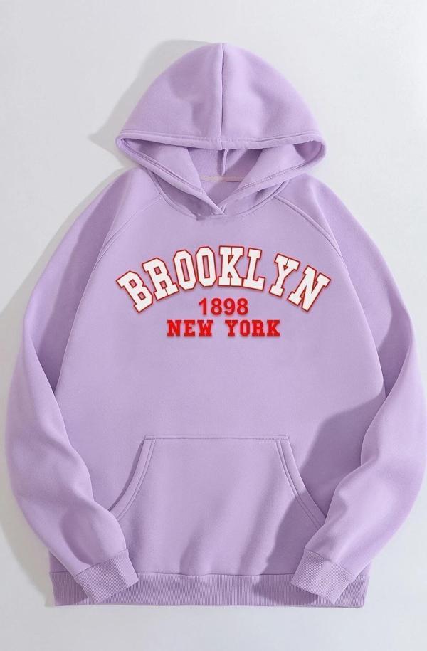 Brooklyn Baskılı Sweatshirt - Image 1
