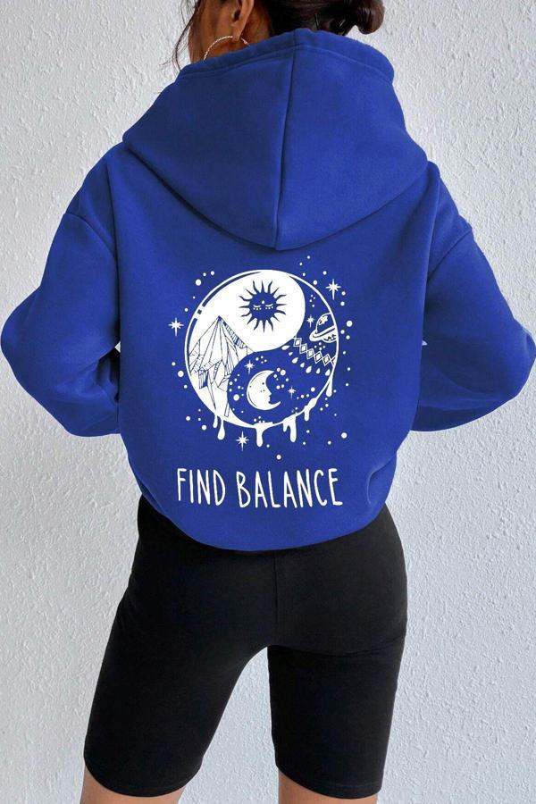 Unisex Yin & Yang Tasarım Sweatshirt - Image 1