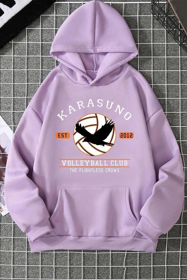 Unisex Karasuno Baskılı Sweatshirt - Image 1