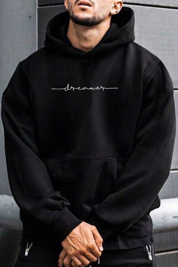 Dreamer Baskılı Oversize Sweatshirt - Image 1