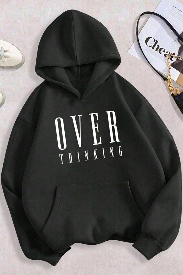 Unisex Just Baskılı Bisiklet Yaka Sweatshirt - Image 1