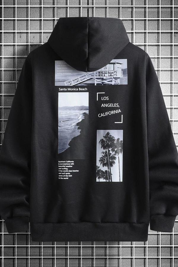 Unisex Santa Monica Beach Oversize Sweatshirt - Image 1