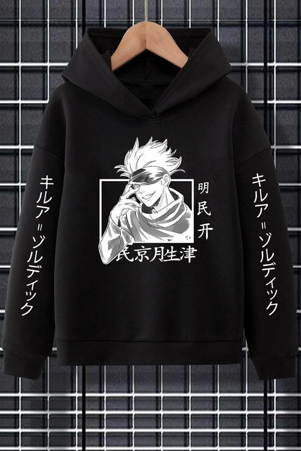 Unisex Jujutsu Kaisen Baskılı Sweatshirt - Image 1