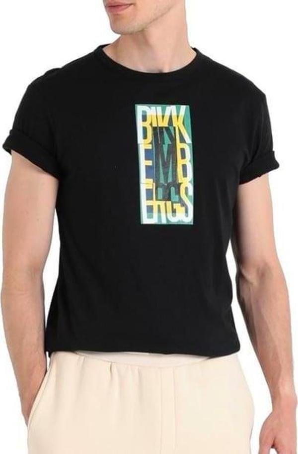 Bikkembergs BKK2MTS04 Oredbkk T-Shirt Black - Image 1