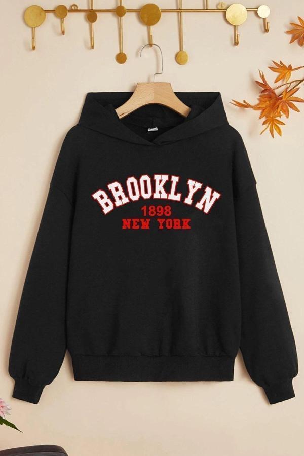 Çocuk Brooklyn Baskılı Sweatshirt - Image 1