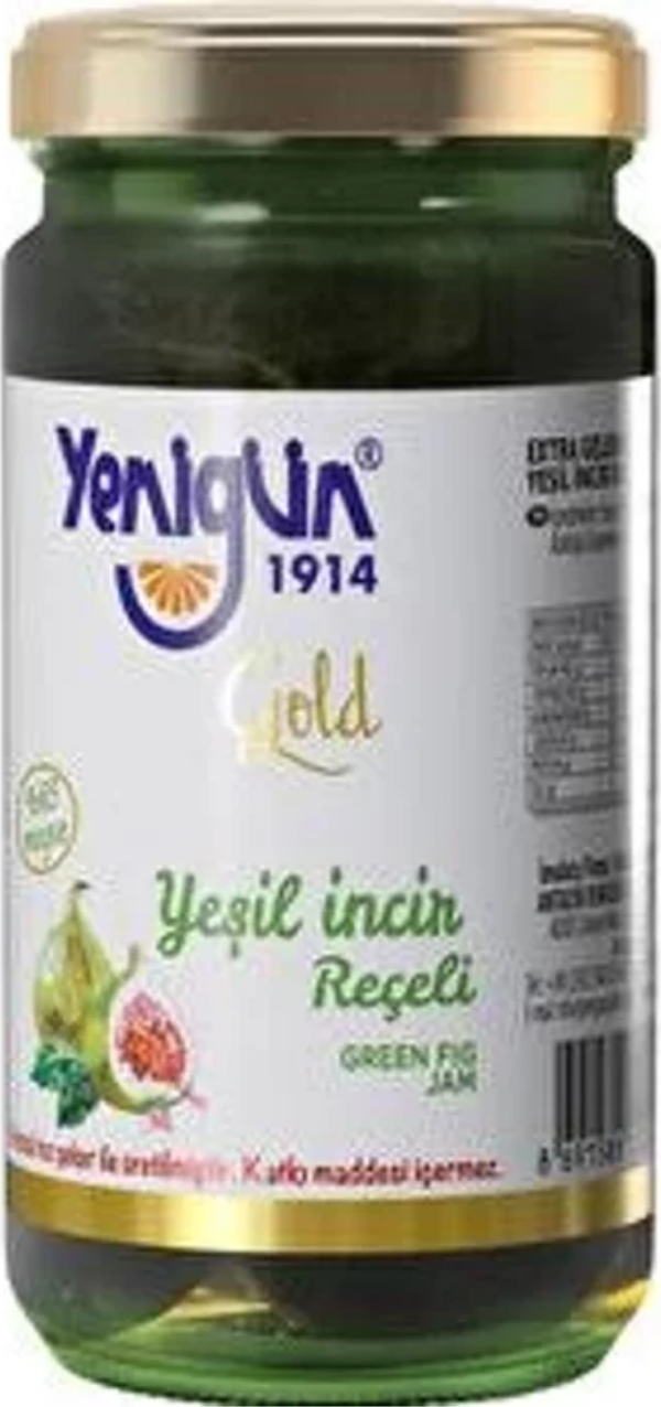 Yenigün Şekersiz Yeşil İncir Reçeli 290 gr - Image 1