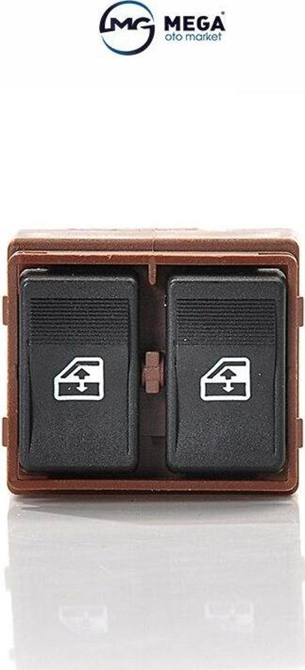 Mega Oto Market Çiftli Cam Düğmesi Anahtarı Doğan Slx ile uyumlu - Image 1