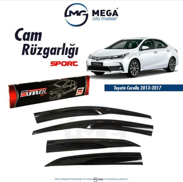 Toyota Corolla 2013-2018 Arası Mugen Tip Cam Rüzgarlık Sunplex - Image 1