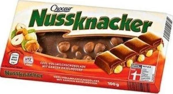 Nussknacker Choceur Bütün Fındıklı Çikolata 100 gr - Image 1
