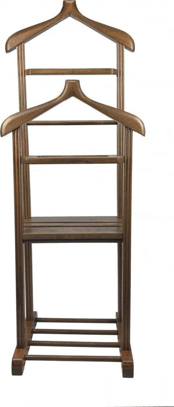 Melada Mobilya Gürgen Çift Tepeli Dilsiz Uşak Cilalı Ceviz Double Sehpalı - Image 1