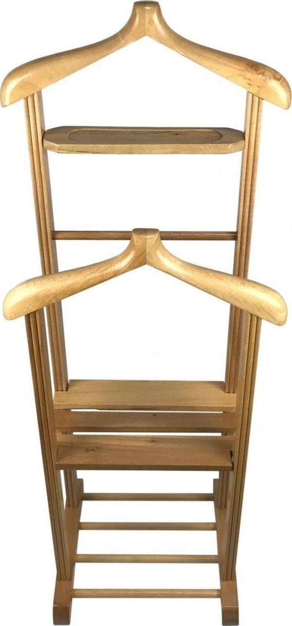 Melada Mobilya Gürgen Çift Tepeli Dilsiz Uşak Ham Cilalı Sehpalı - Image 1