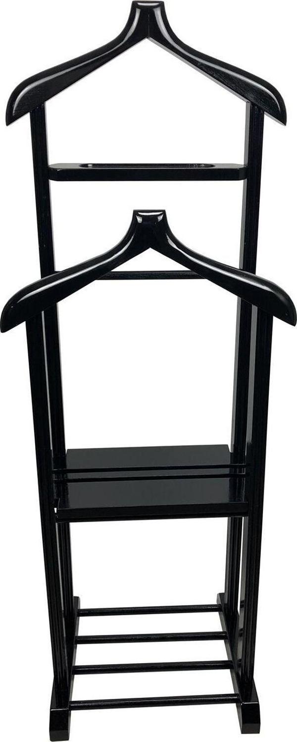 Melada Mobilya Gürgen Çift Tepeli Dilsiz Uşak Siyah Sehpalı - Image 1