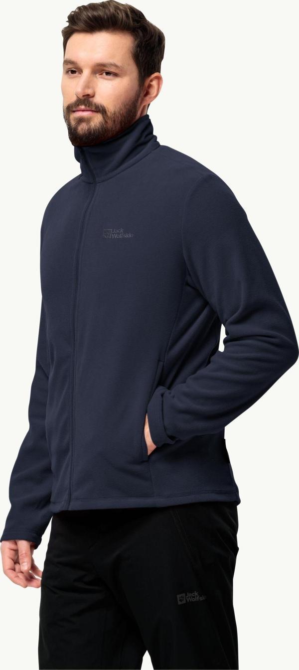 Jack Wolfskin Taunus FZ M Tam Fermuar Erkek Polar 1711451-1010 Night Blue - Image 1