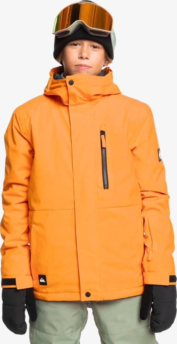 Quiksilver Mission Solid Youth JK Çocuk Snowboard Ceketi EQBTJ03157-4177 Orange Pepper - Image 1