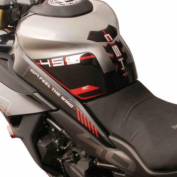 GP Kompozit CF Moto 450 SR 2023-2024 Uyumlu Tank Pad Seti Kırmızı - Image 1