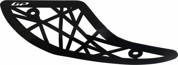 GP Kompozit Honda SH 125 2024 Uyumlu Egzoz Koruma Kapağı Siyah - Image 1