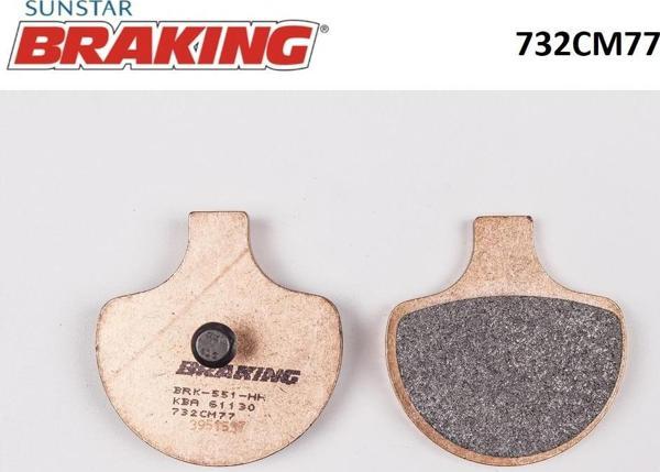 SİNTERLİ ÖN FREN BALATASI / HARLEY D. / XLH 883 SPORTSTER / 883cc / ÖN  / 1990-1991-1992-1993-1994-1995-1996-1997-1998-1 - Image 1