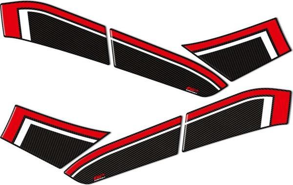 GP Kompozit Yamaha NMAX 125 / 155 2021-2024 Uyumlu Yan Pad Kırmızı - Image 1