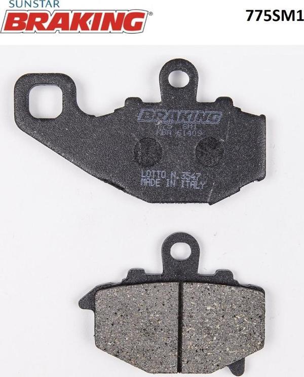 YARI METALİK ARKA FREN BALATASI / KAWASAKI / ZX-9R NINJA / 900cc / ARKA / 1994-1995-1996-1997-1998-1999-2000-2001-2002-2 - Image 1