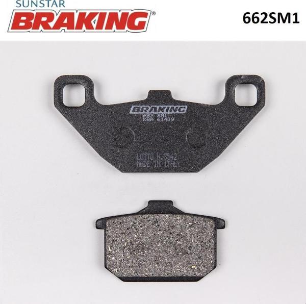 YARI METALİK FREN BALATASI / KAWASAKI / VN CLASSIC / 1500cc / ARKA  / 1996-1997-1998-1999-2000-2001-2002-2003-2004-2005- - Image 1