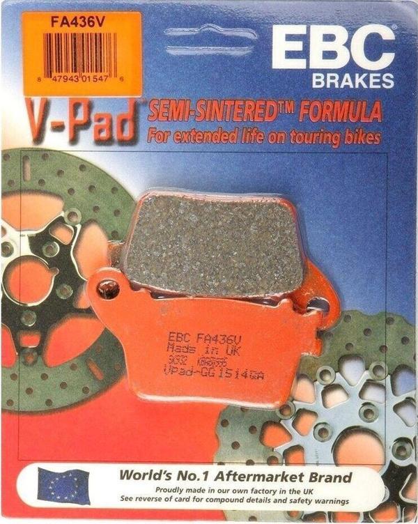 Ebc Fa436V 2011-2021 Suzuki GSX-R 750 Srad Uyumlu Arka Fren Balatası Yarı Sinterli Balata - Image 1