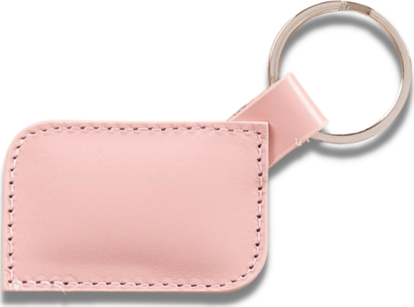 Deri Anahtarlık NU2 Pembe - Image 1