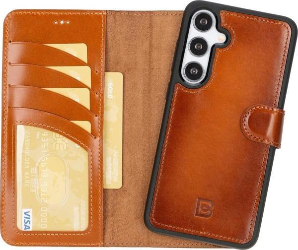 Bouletta Samsung Galaxy S24 Plus Uyumlu Deri Cüzdanlı Kılıf RST2 - Image 1