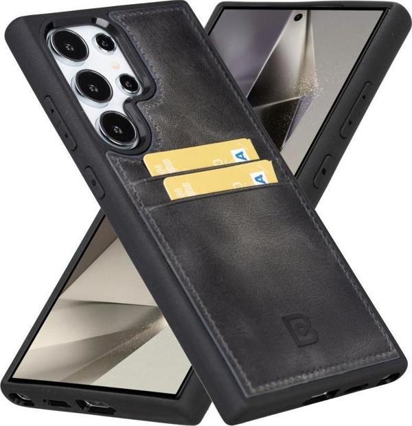 Bouletta Samsung Galaxy S24 Ultra Uyumlu Deri Arka Kapak FXCP TN18E - Image 1