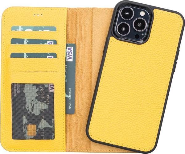 Apple iPhone 13 Pro Max Uyumlu Deri Cüzdanlı Kılıf MWWN FL12 - Image 1