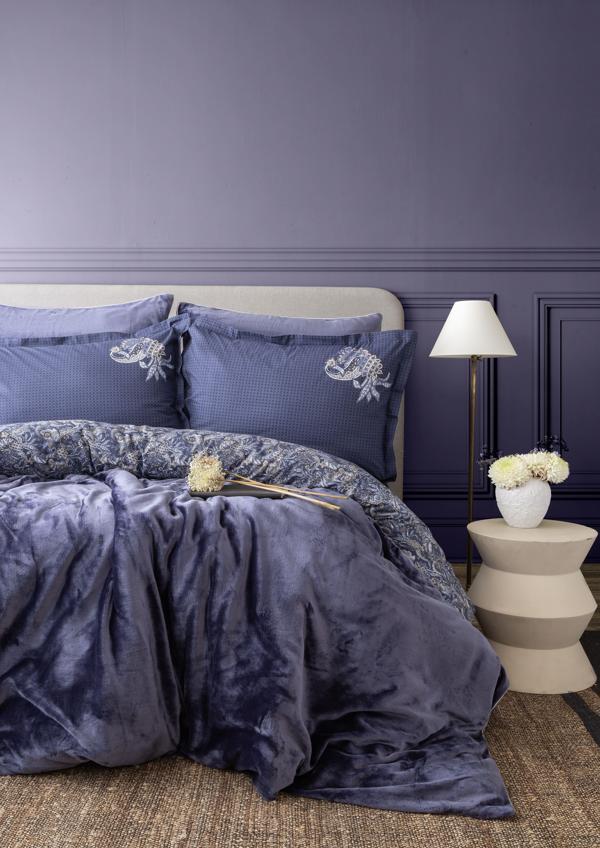 TEK KİŞİLİK MY TOUCH NEV TAKIMI ANTICA INDIGO - NEVRESIM - Image 1