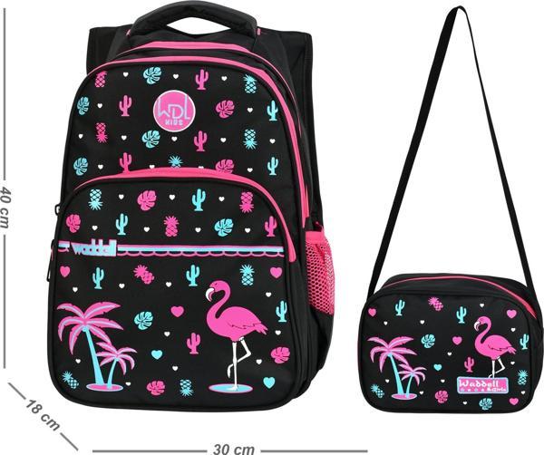 Waddell  Flamingo Desenli İlköğretim Çantası - Image 1